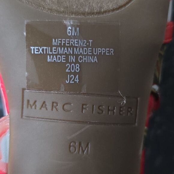 BRAND NEW MARC FISHER FLORA SLINGBACK HEELS SANDALS R3 - Picture 15 of 16